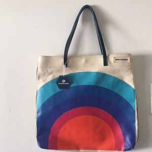 Jonathan Adler rainbow tote bag NWT
